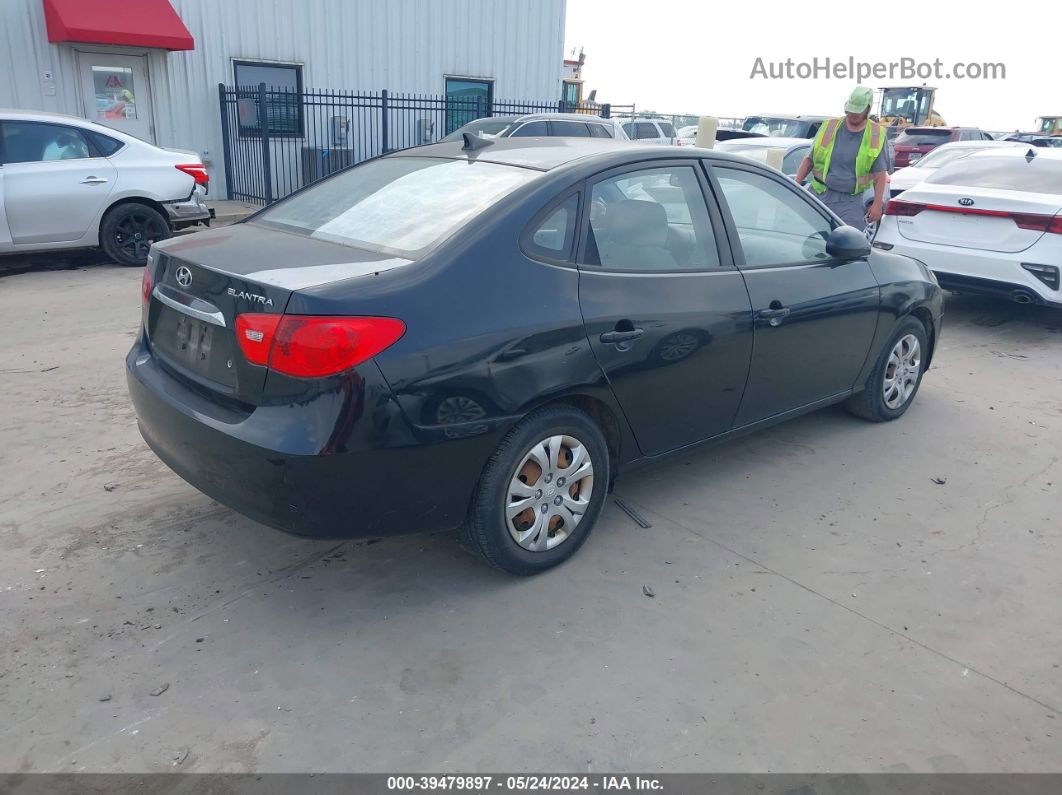 2010 Hyundai Elantra Gls Черный vin: KMHDU4AD1AU972761