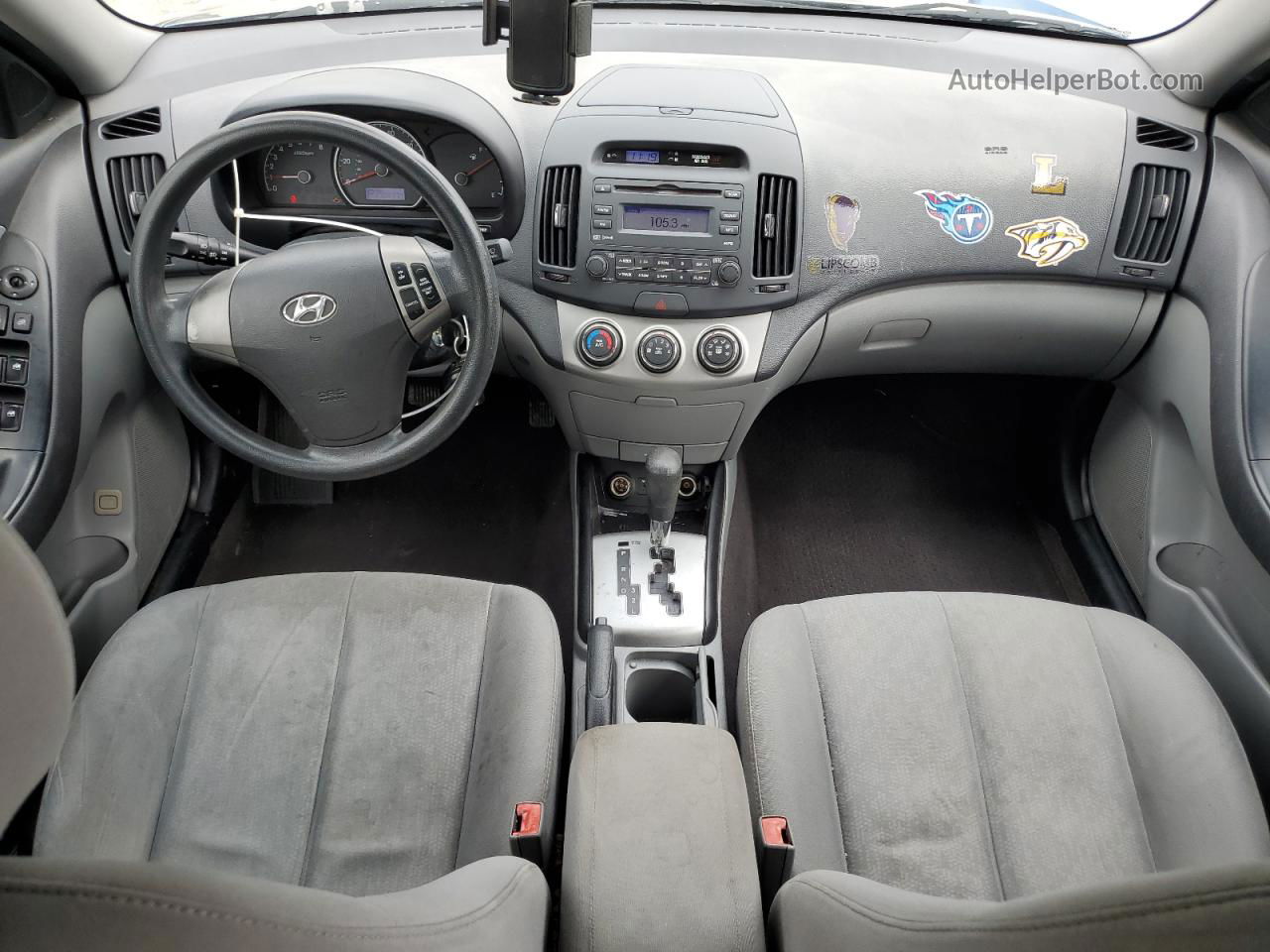 2010 Hyundai Elantra Blue Серый vin: KMHDU4AD2AU023882