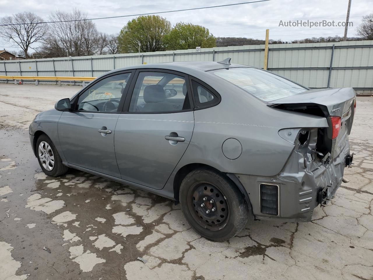 2010 Hyundai Elantra Blue Серый vin: KMHDU4AD2AU023882