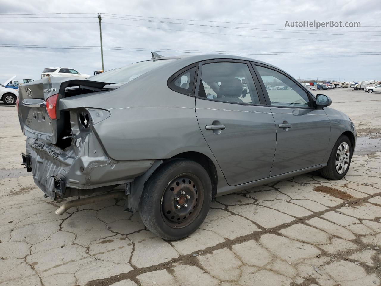 2010 Hyundai Elantra Blue Серый vin: KMHDU4AD2AU023882