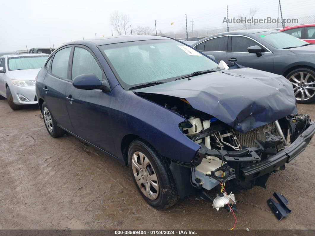 2010 Hyundai Elantra Gls Синий vin: KMHDU4AD2AU112139