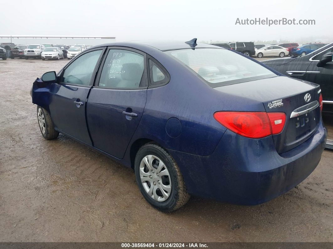 2010 Hyundai Elantra Gls Синий vin: KMHDU4AD2AU112139