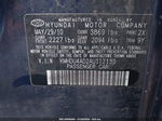 2010 Hyundai Elantra Gls Синий vin: KMHDU4AD2AU112139