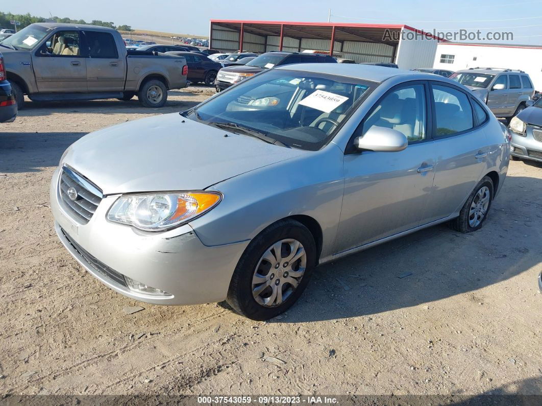 2010 Hyundai Elantra Gls Silver vin: KMHDU4AD2AU138286