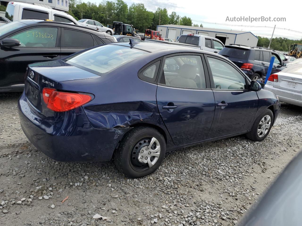 2010 Hyundai Elantra Blue Blue vin: KMHDU4AD2AU156867