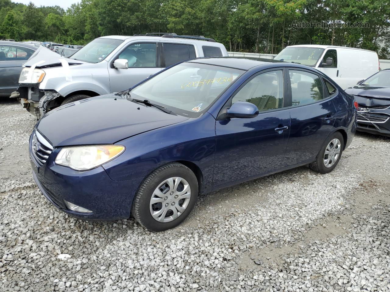 2010 Hyundai Elantra Blue Blue vin: KMHDU4AD2AU156867