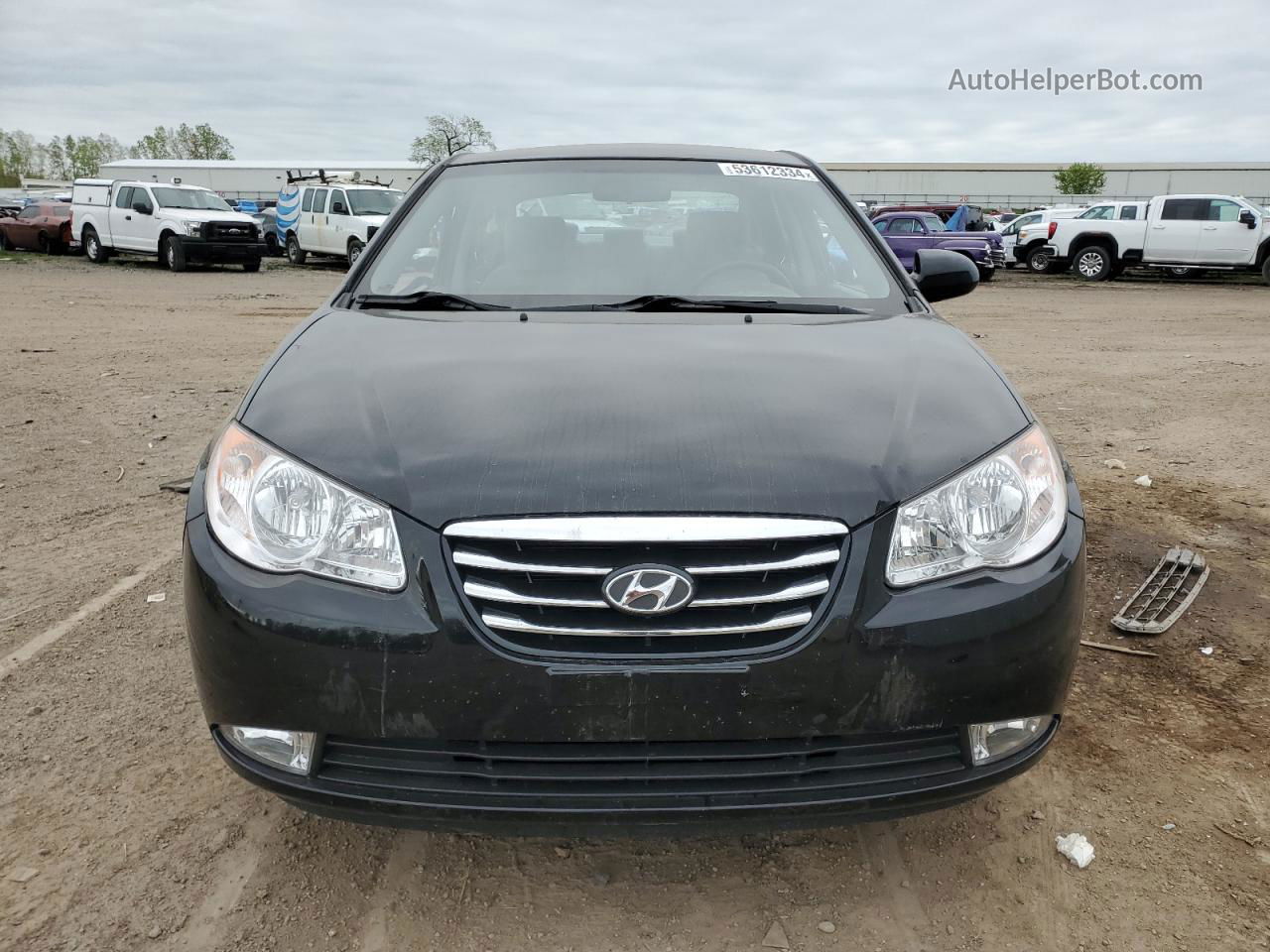 2010 Hyundai Elantra Blue Черный vin: KMHDU4AD2AU163866