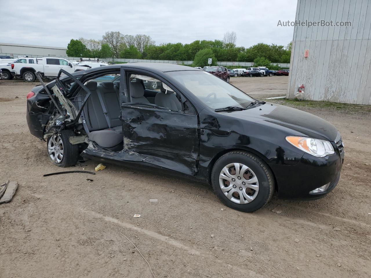 2010 Hyundai Elantra Blue Черный vin: KMHDU4AD2AU163866