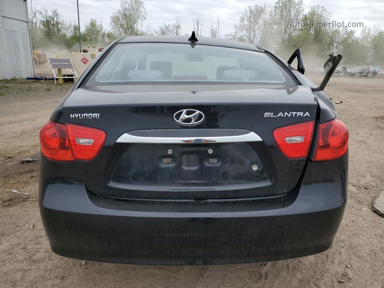 2010 Hyundai Elantra Blue Черный vin: KMHDU4AD2AU163866