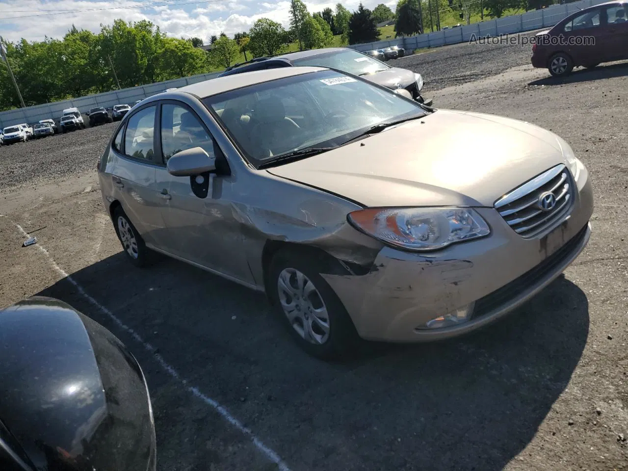 2010 Hyundai Elantra Blue Beige vin: KMHDU4AD2AU170980