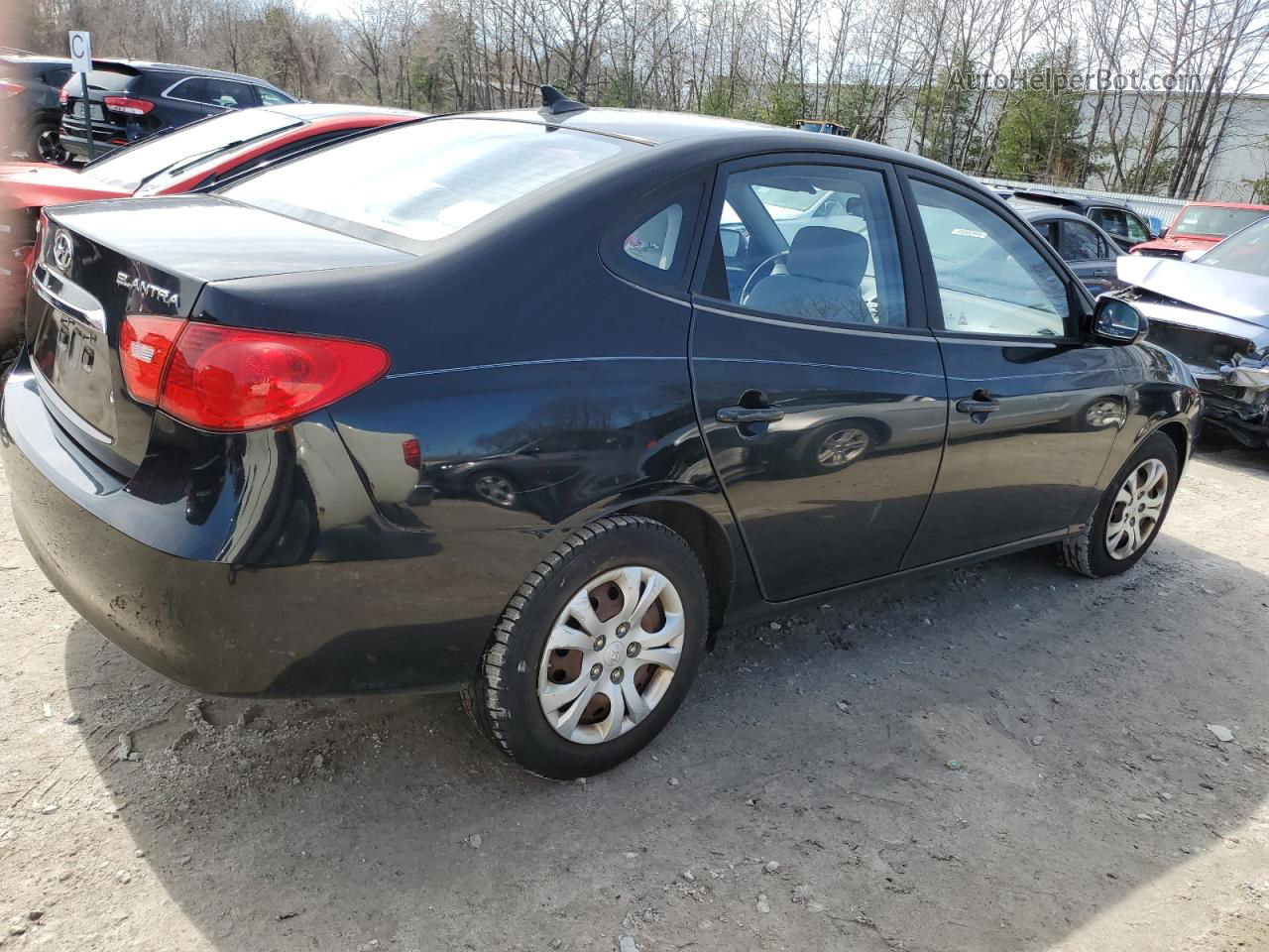 2010 Hyundai Elantra Blue Black vin: KMHDU4AD2AU844934