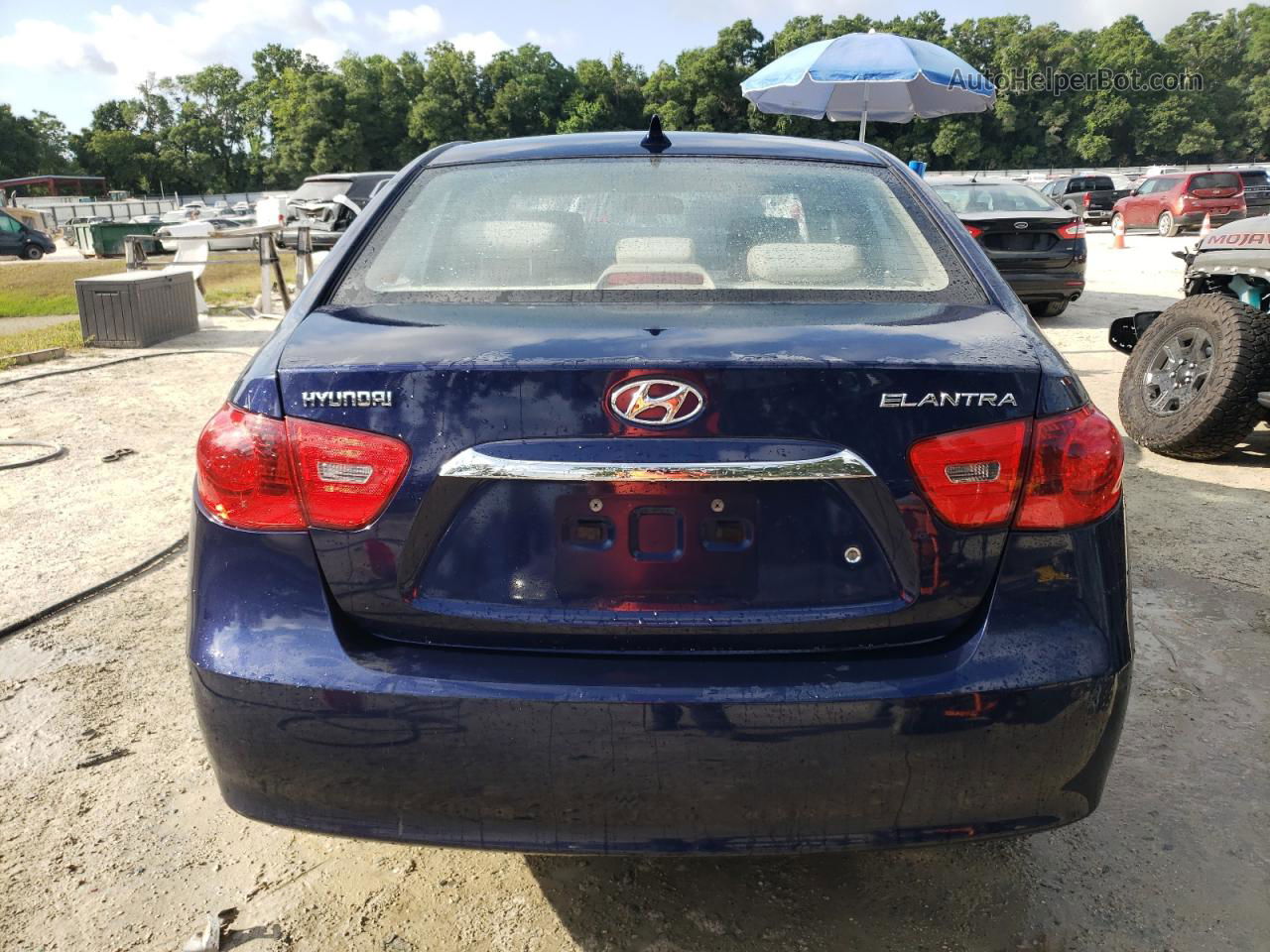 2010 Hyundai Elantra Blue Blue vin: KMHDU4AD2AU869090