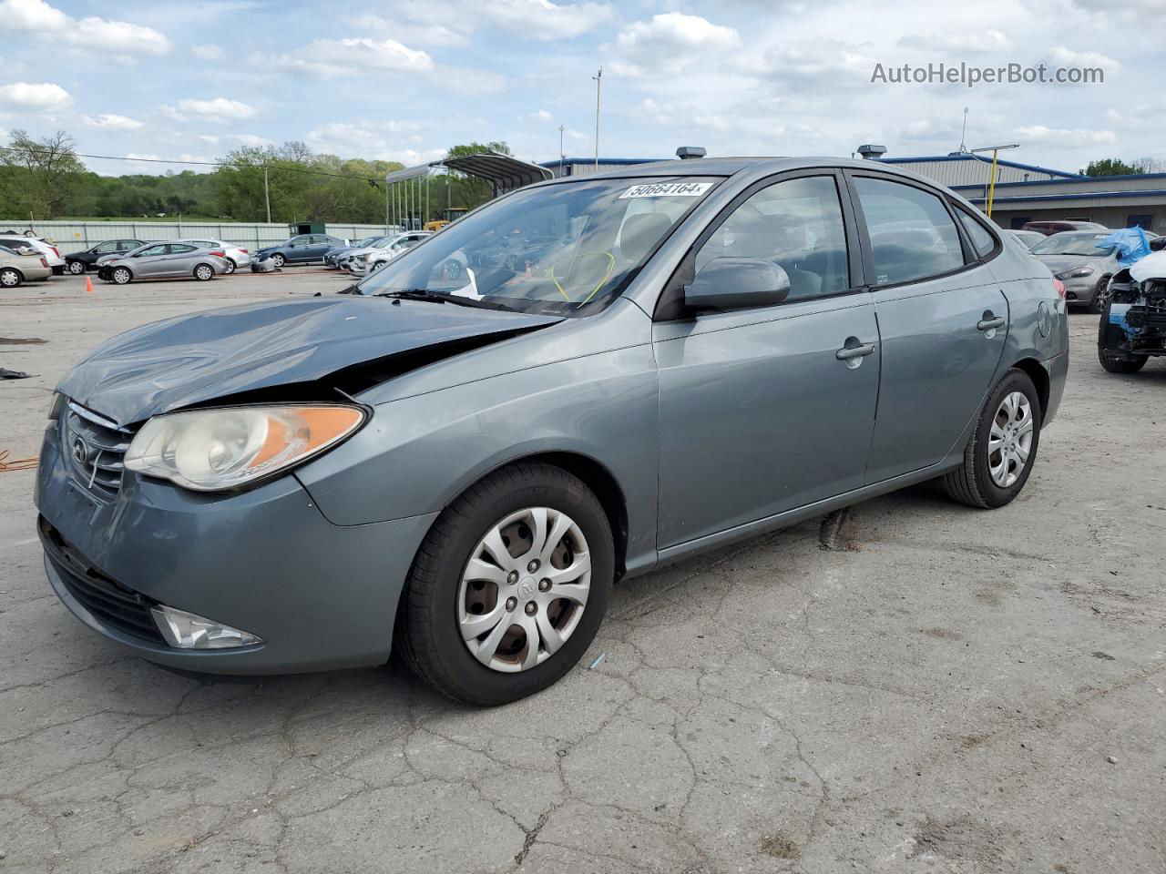 2010 Hyundai Elantra Blue Turquoise vin: KMHDU4AD2AU899318