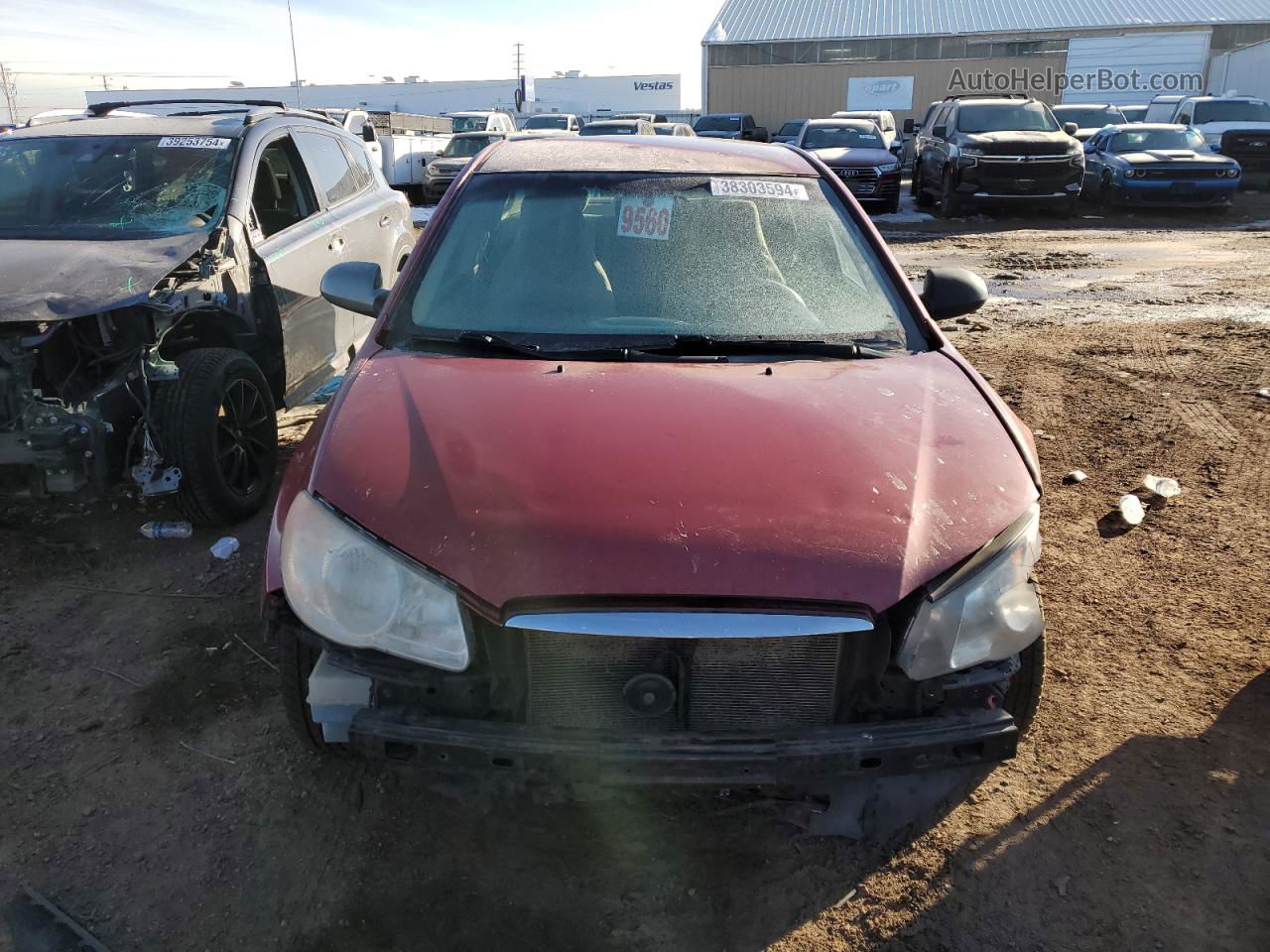 2010 Hyundai Elantra Blue Red vin: KMHDU4AD2AU909314