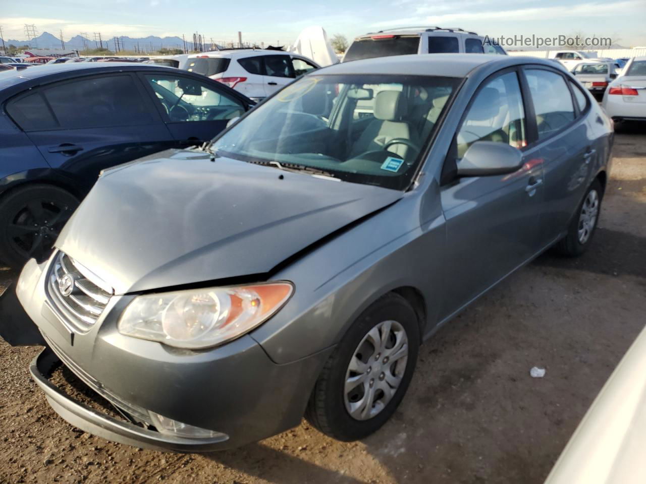 2010 Hyundai Elantra Blue Teal vin: KMHDU4AD2AU930115