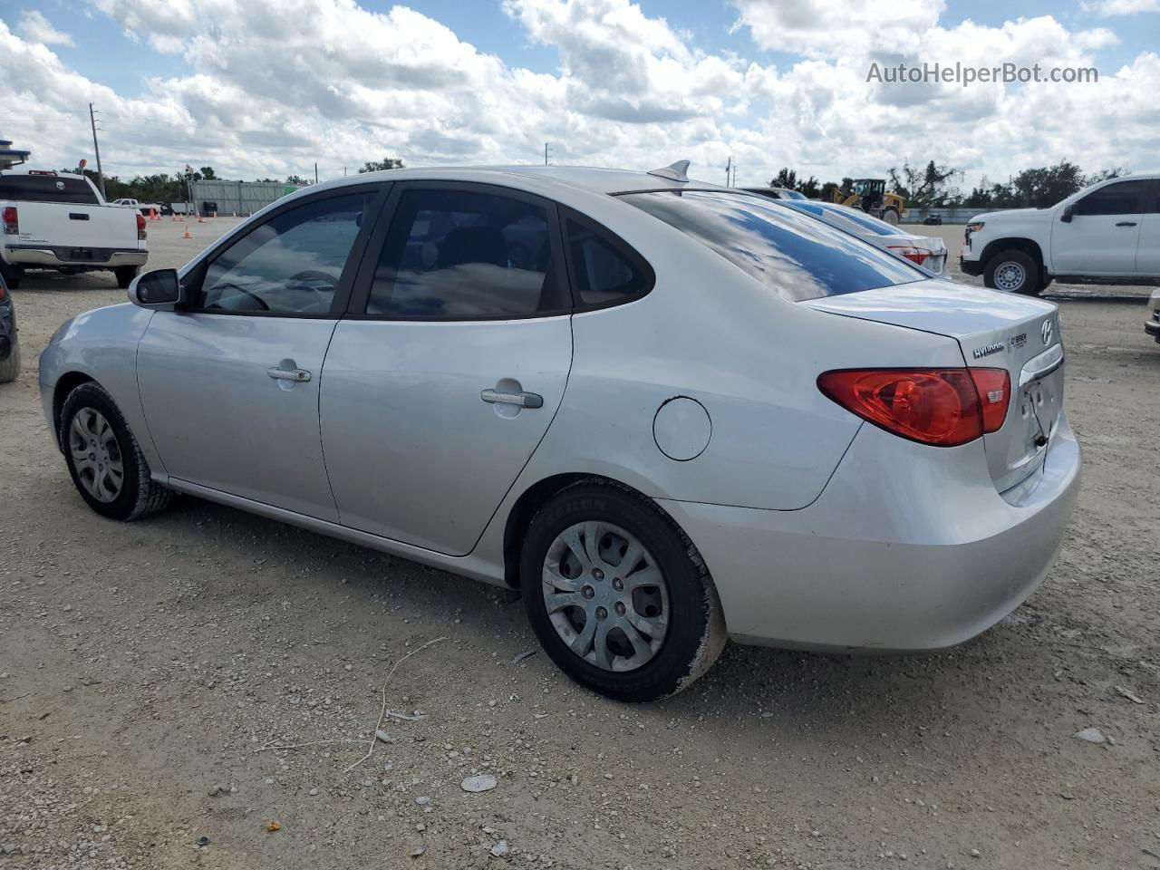 2010 Hyundai Elantra Blue Silver vin: KMHDU4AD2AU959503