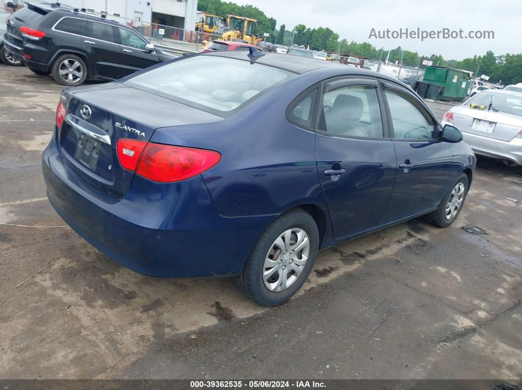 2010 Hyundai Elantra Gls Синий vin: KMHDU4AD2AU990878