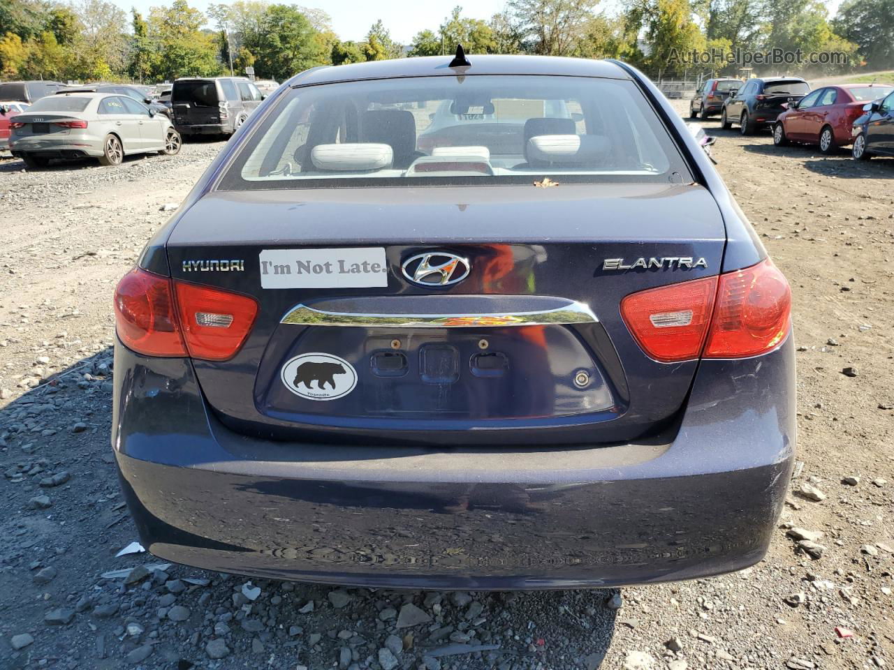 2010 Hyundai Elantra Blue Blue vin: KMHDU4AD3AU014849