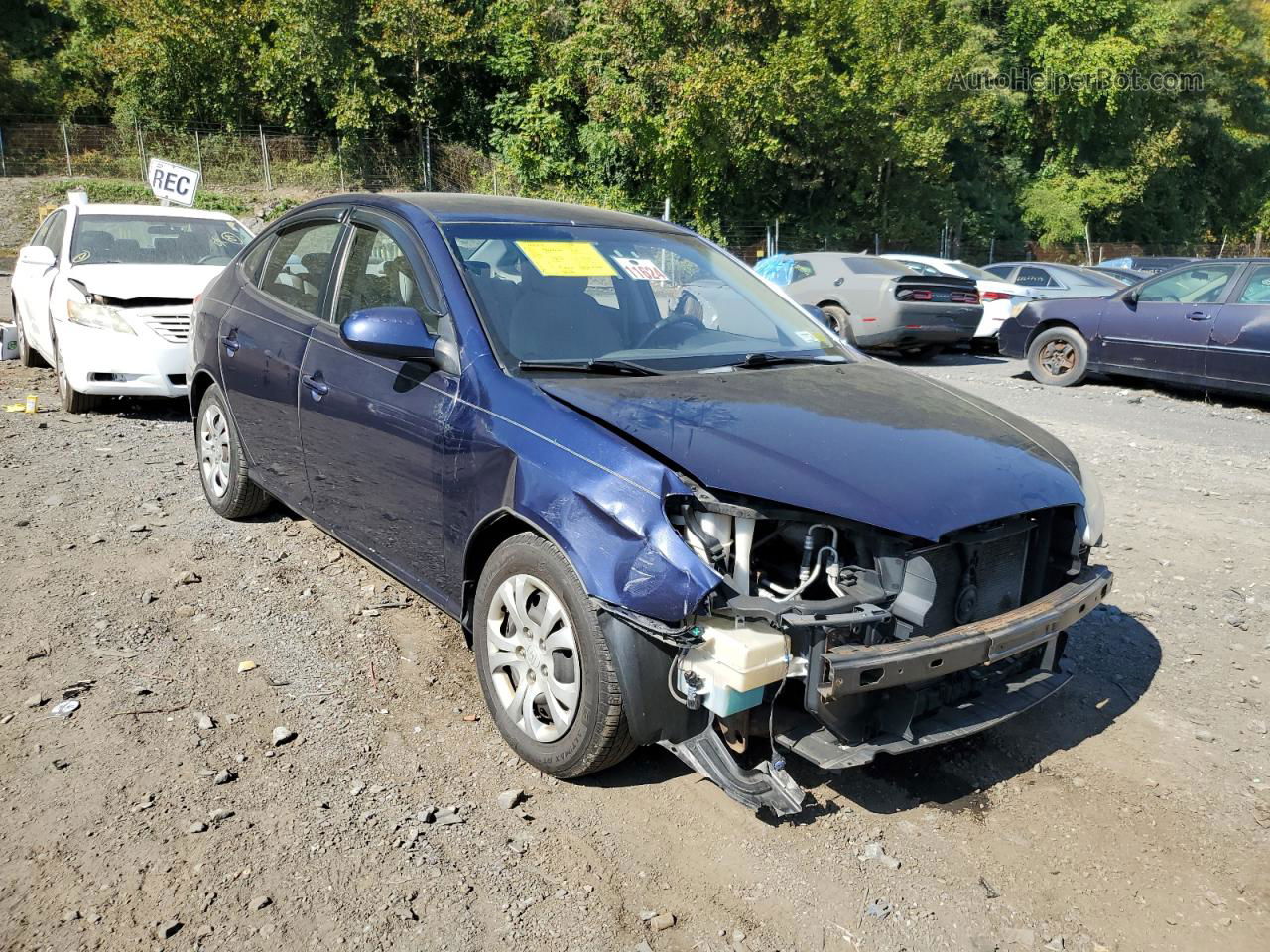 2010 Hyundai Elantra Blue Blue vin: KMHDU4AD3AU014849