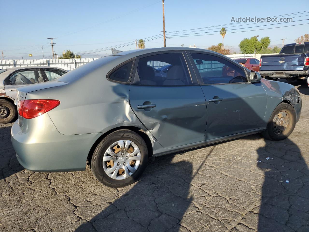 2010 Hyundai Elantra Blue Gray vin: KMHDU4AD3AU015659