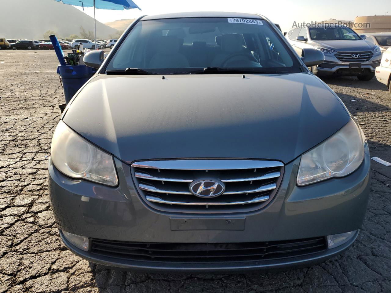 2010 Hyundai Elantra Blue Gray vin: KMHDU4AD3AU015659