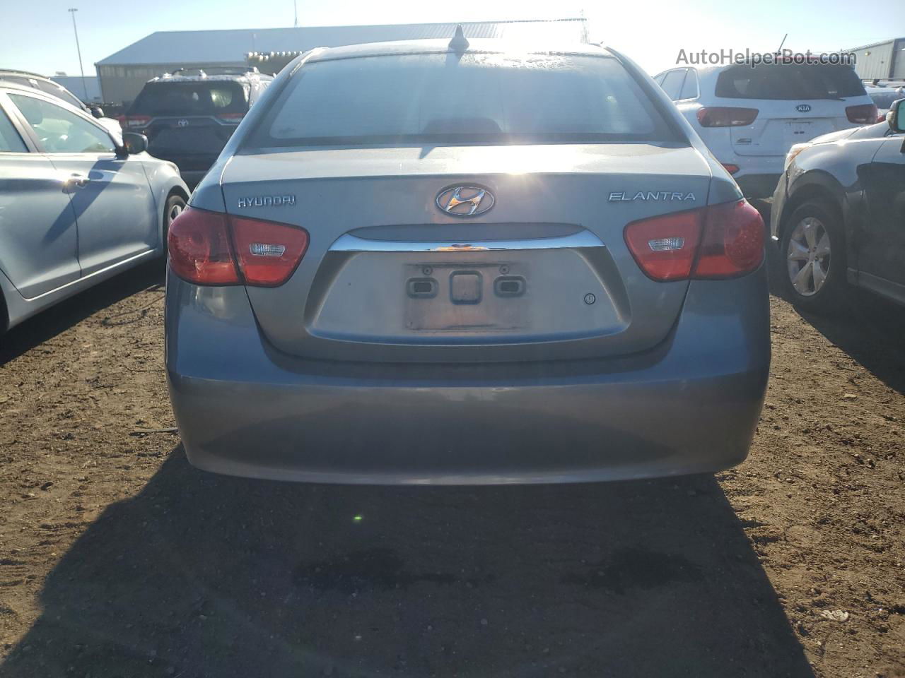 2010 Hyundai Elantra Blue Серый vin: KMHDU4AD3AU076557