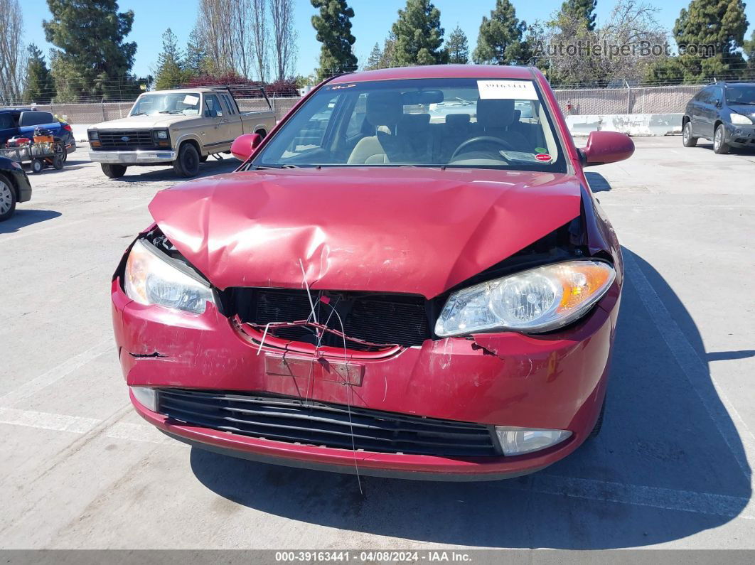 2010 Hyundai Elantra Gls Red vin: KMHDU4AD3AU093536