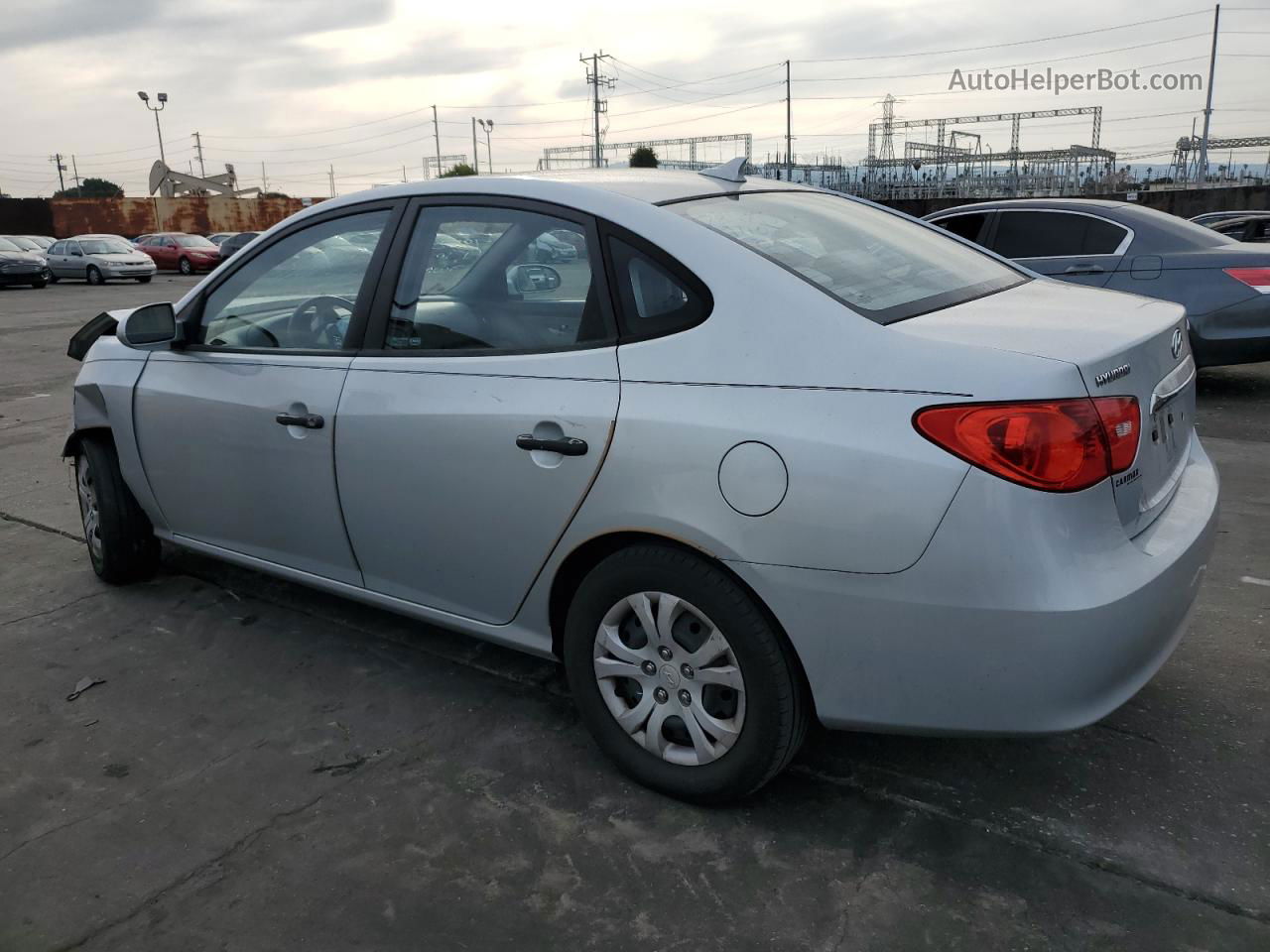 2010 Hyundai Elantra Blue Silver vin: KMHDU4AD3AU099658