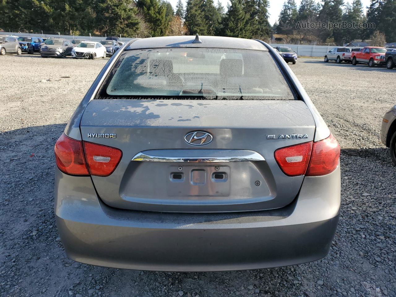 2010 Hyundai Elantra Blue Silver vin: KMHDU4AD3AU164511