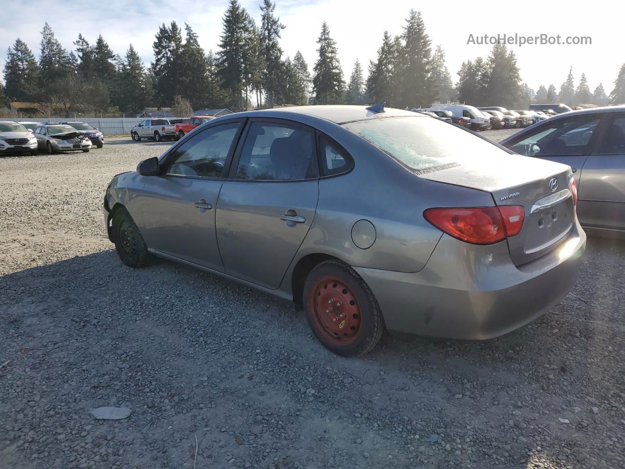 2010 Hyundai Elantra Blue Silver vin: KMHDU4AD3AU164511