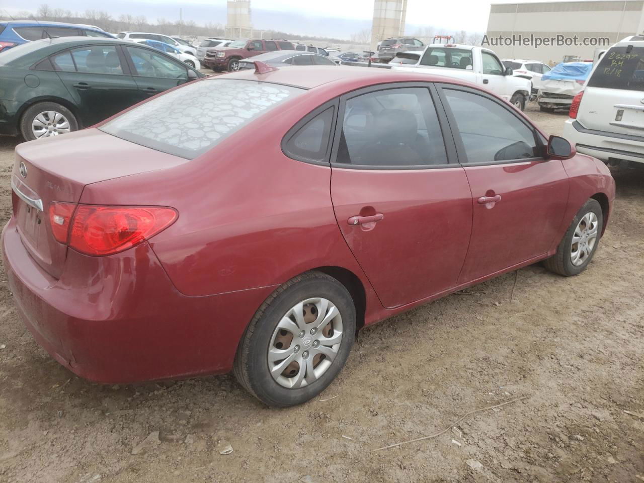 2010 Hyundai Elantra Blue Burgundy vin: KMHDU4AD3AU198111