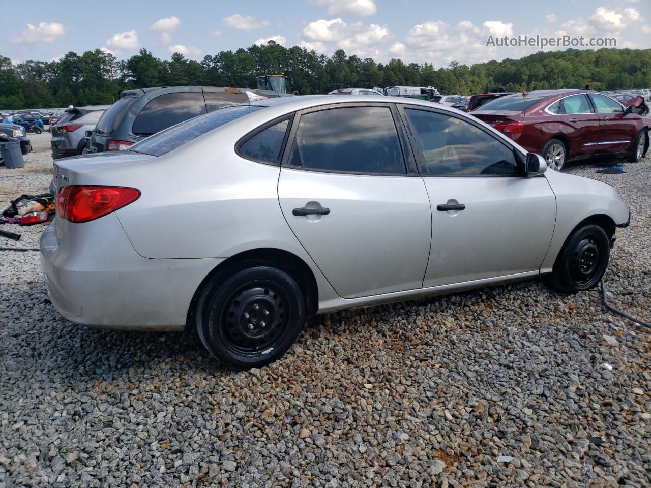 2010 Hyundai Elantra Blue Silver vin: KMHDU4AD3AU868448