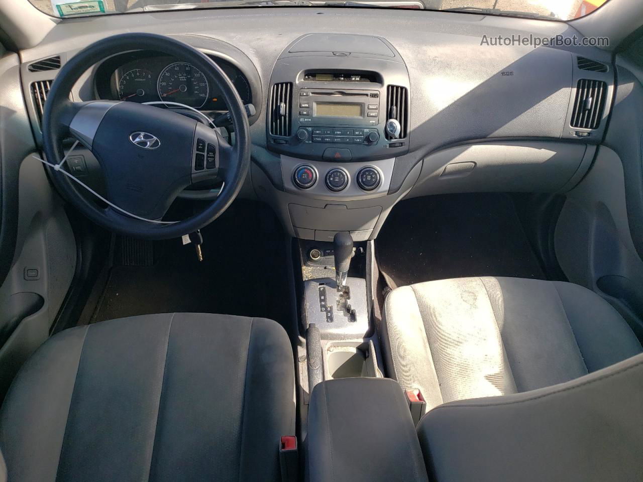 2010 Hyundai Elantra Blue Серебряный vin: KMHDU4AD3AU896010