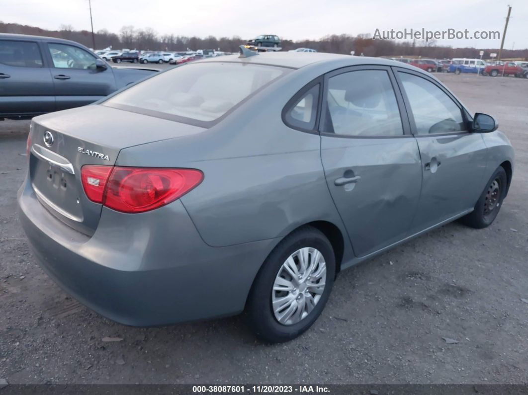 2010 Hyundai Elantra Gls Gray vin: KMHDU4AD3AU897559