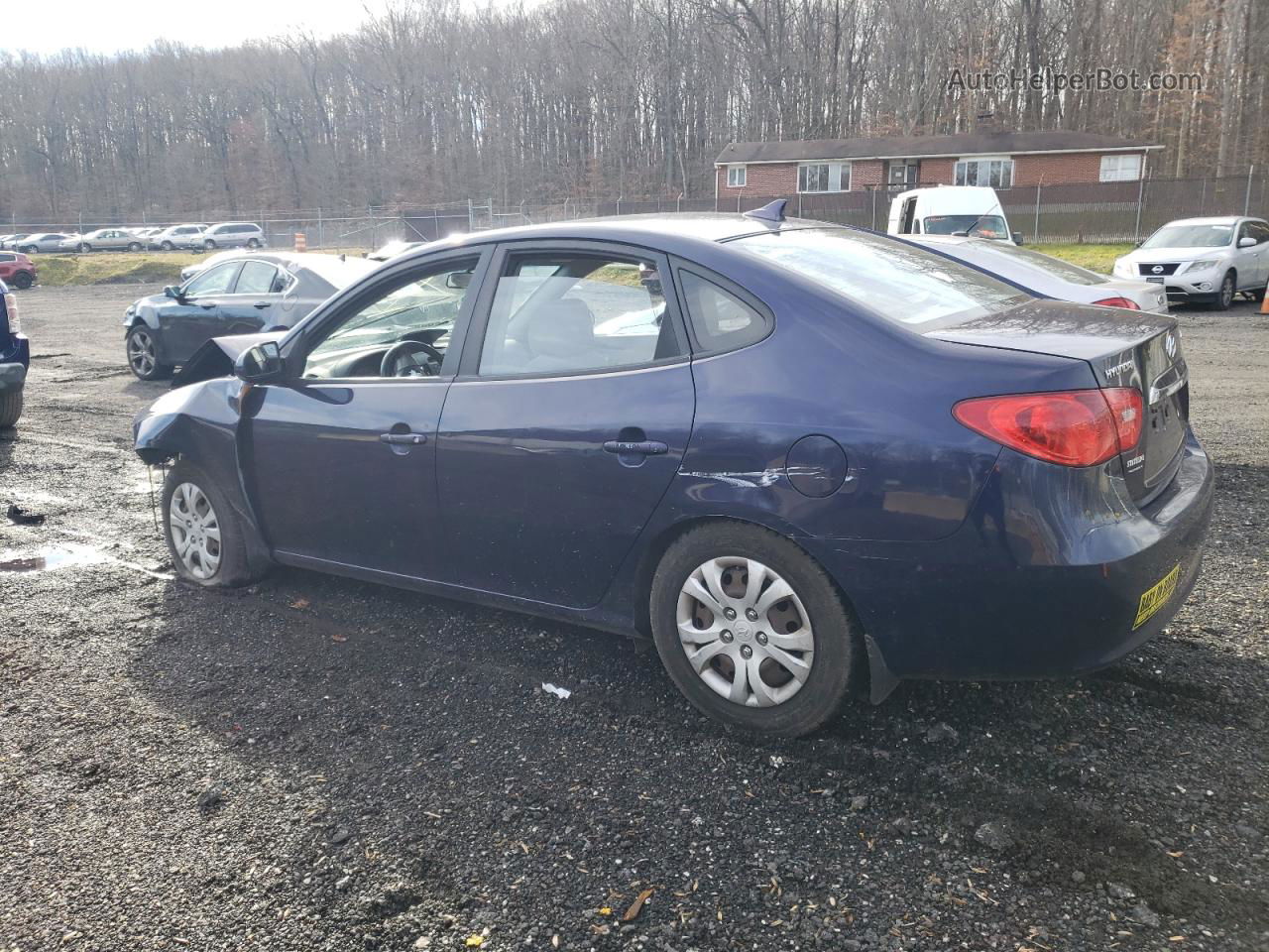 2010 Hyundai Elantra Blue Синий vin: KMHDU4AD4AU008476