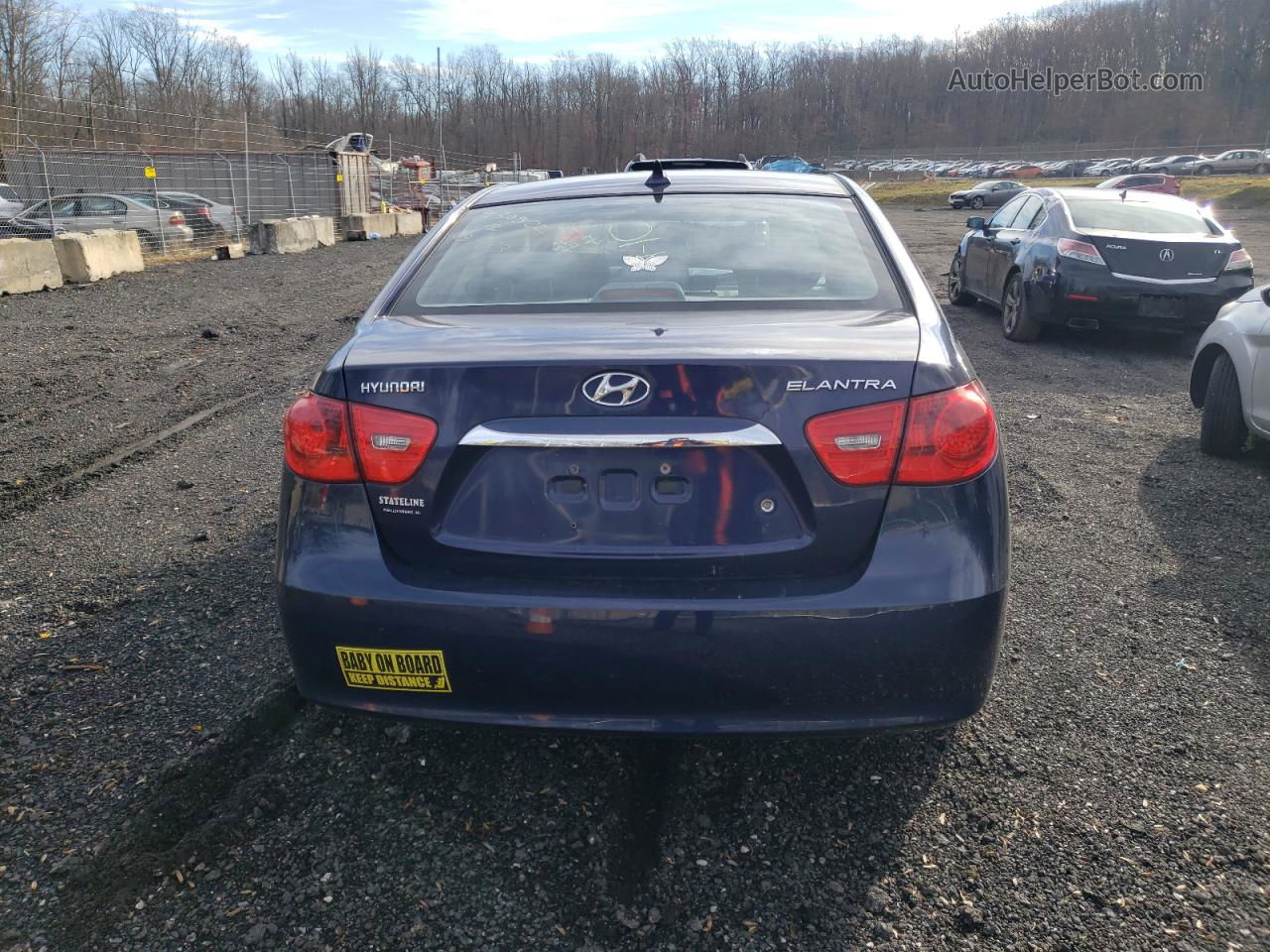 2010 Hyundai Elantra Blue Blue vin: KMHDU4AD4AU008476