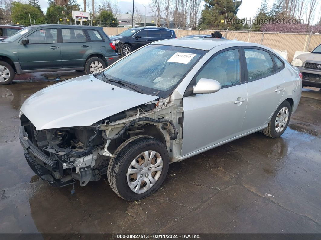 2010 Hyundai Elantra Gls Silver vin: KMHDU4AD4AU012091