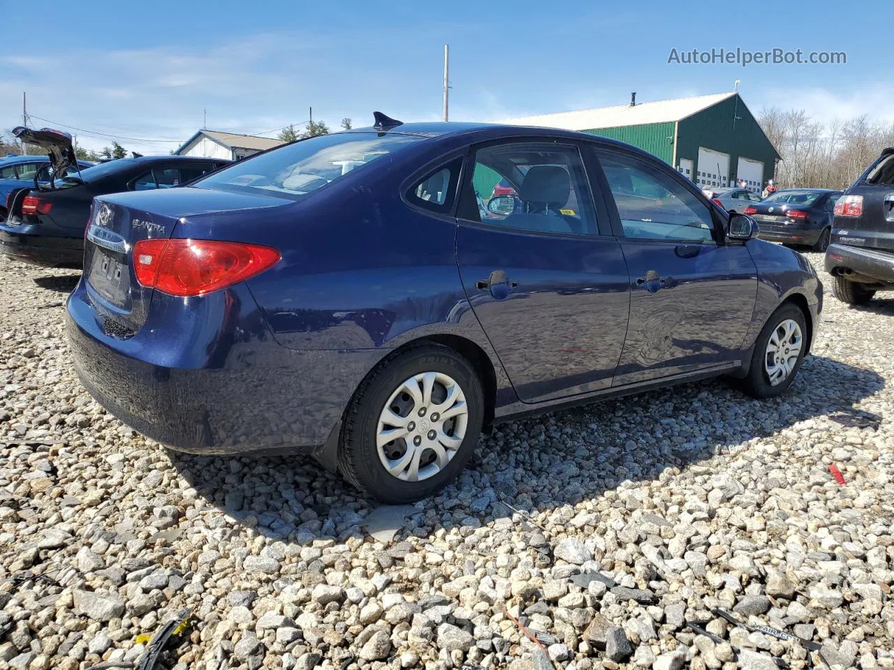 2010 Hyundai Elantra Blue Blue vin: KMHDU4AD4AU083601