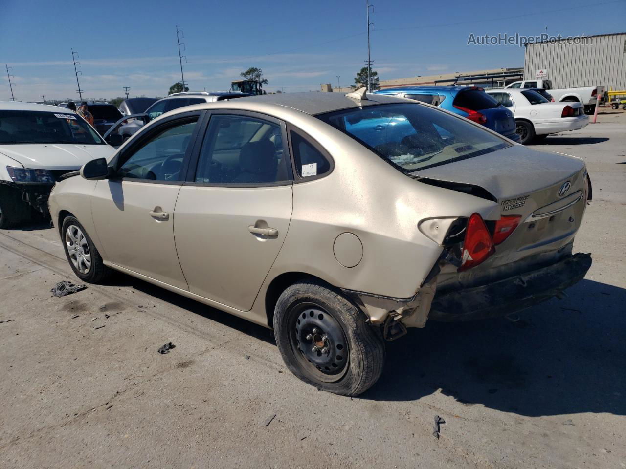 2010 Hyundai Elantra Blue Cream vin: KMHDU4AD4AU119139