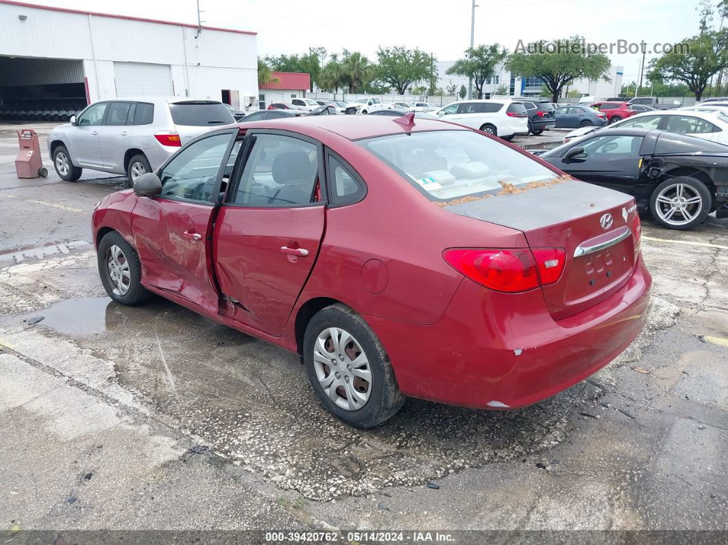 2010 Hyundai Elantra Gls Red vin: KMHDU4AD4AU178207