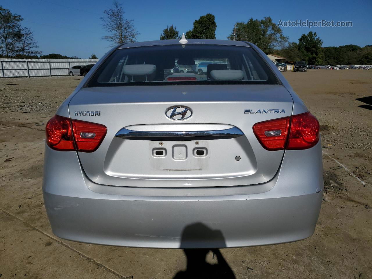 2010 Hyundai Elantra Blue Silver vin: KMHDU4AD4AU188736