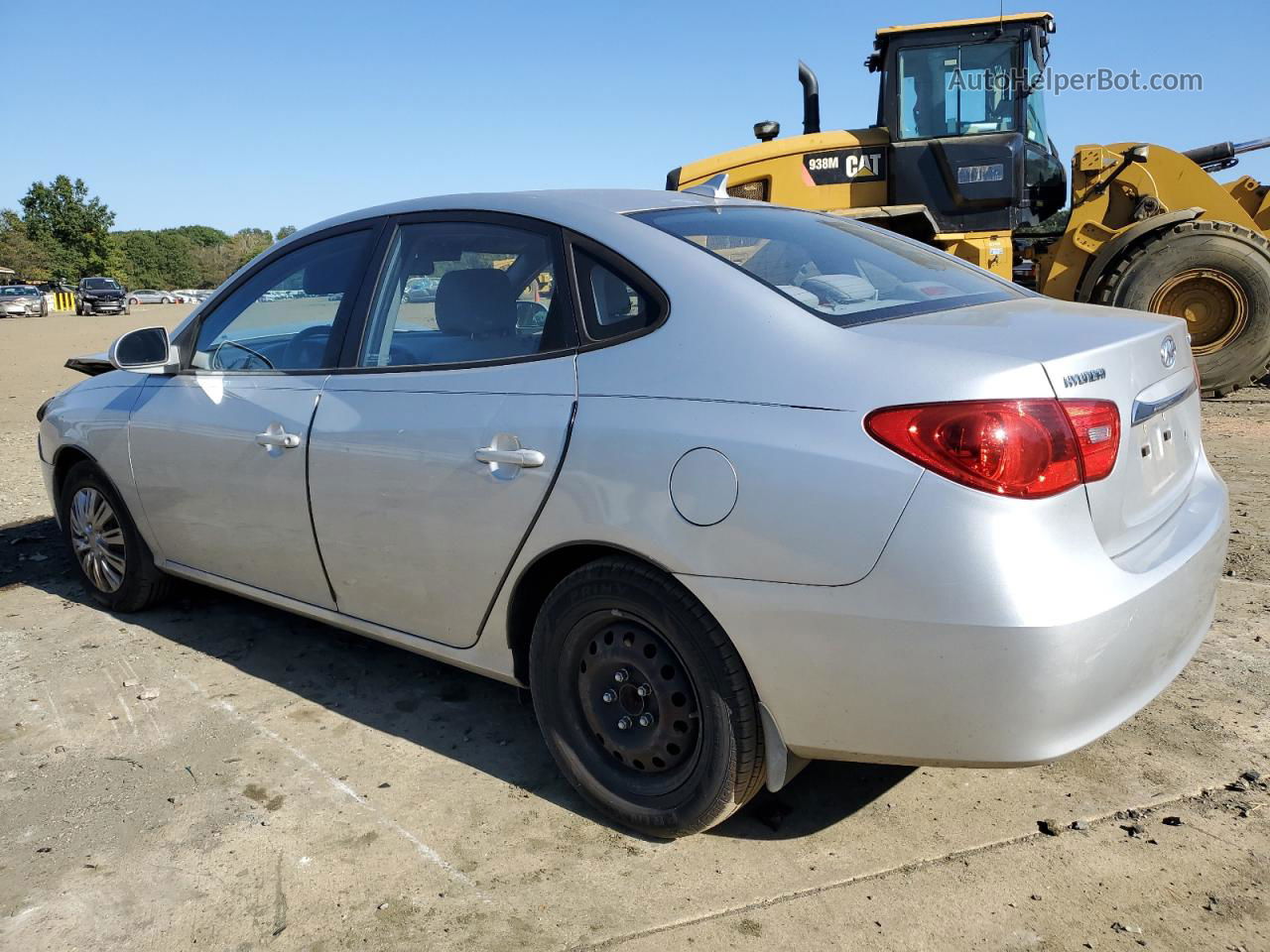 2010 Hyundai Elantra Blue Silver vin: KMHDU4AD4AU188736