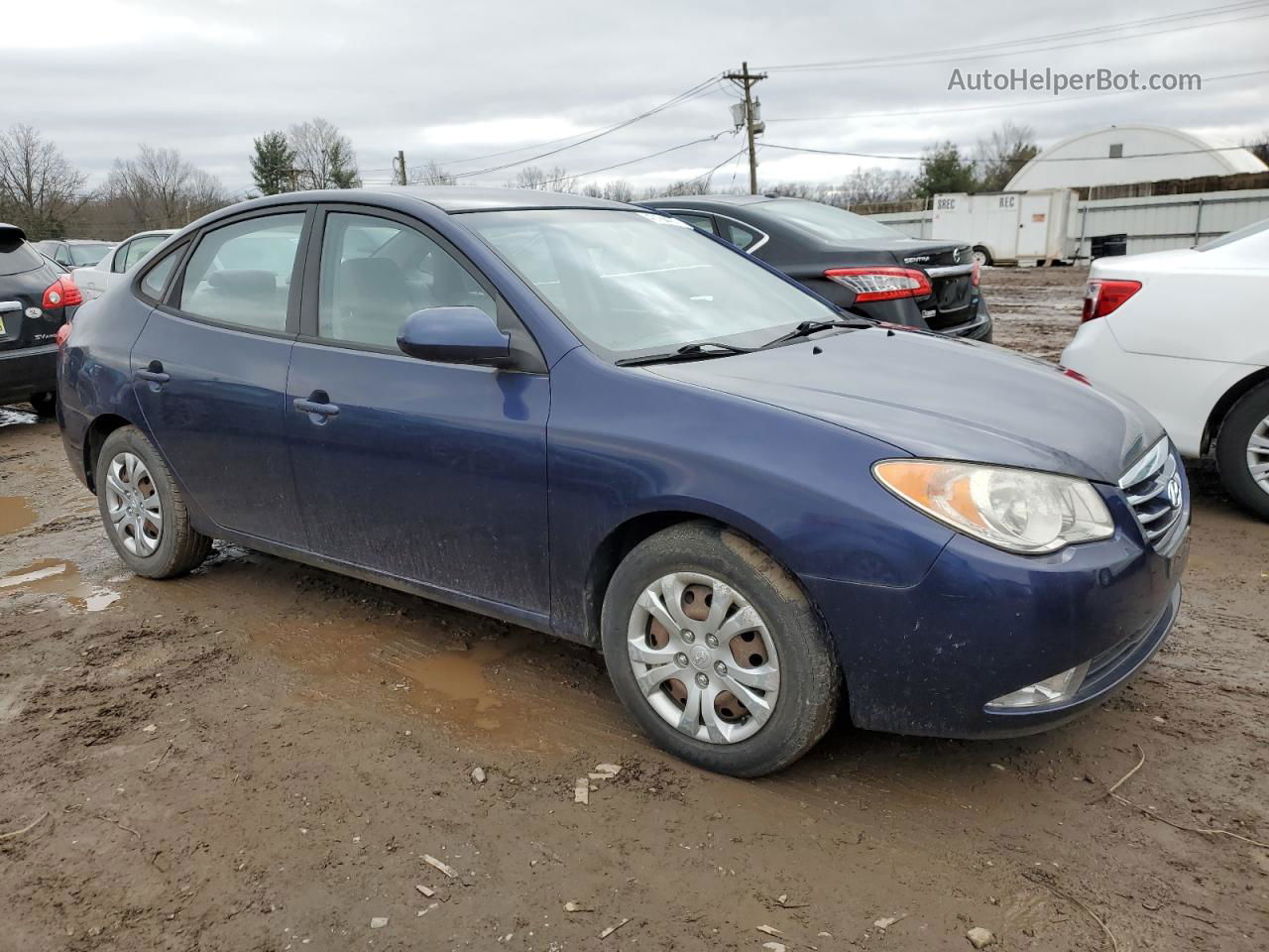 2010 Hyundai Elantra Blue Blue vin: KMHDU4AD4AU196917