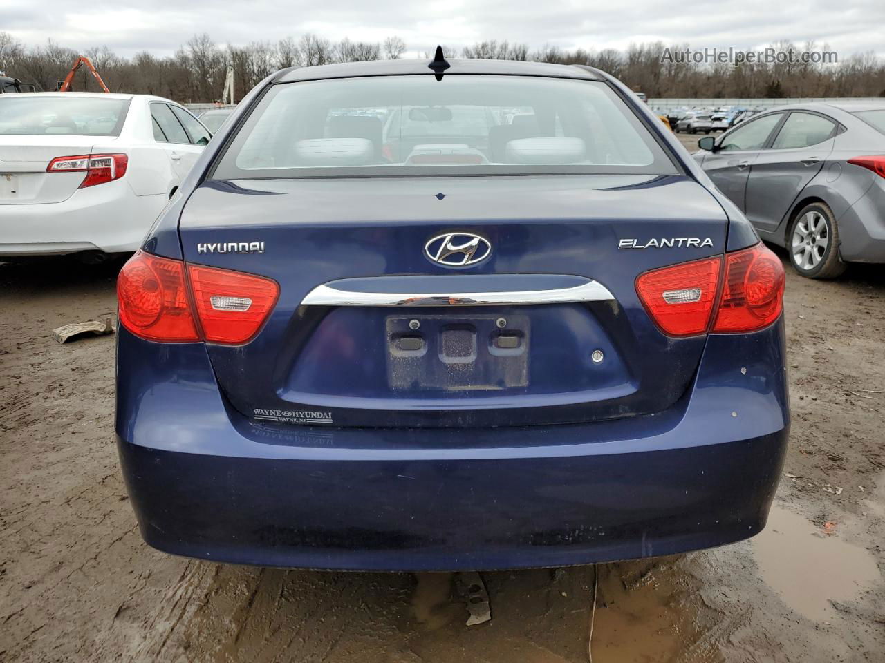 2010 Hyundai Elantra Blue Синий vin: KMHDU4AD4AU196917