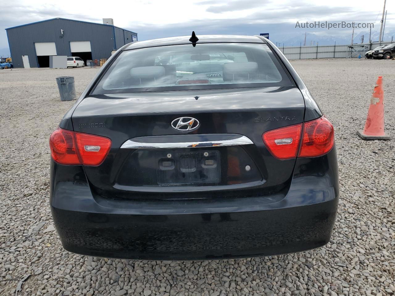 2010 Hyundai Elantra Blue Черный vin: KMHDU4AD4AU200027