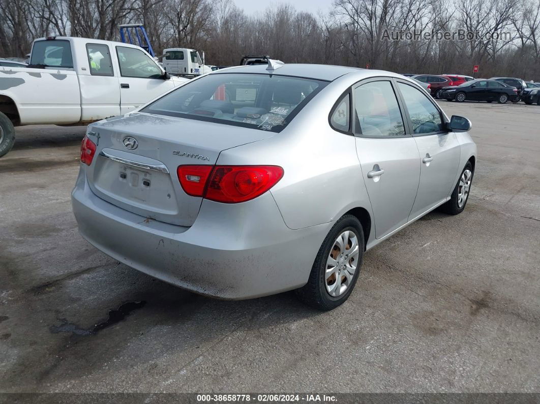 2010 Hyundai Elantra Gls Silver vin: KMHDU4AD4AU203980