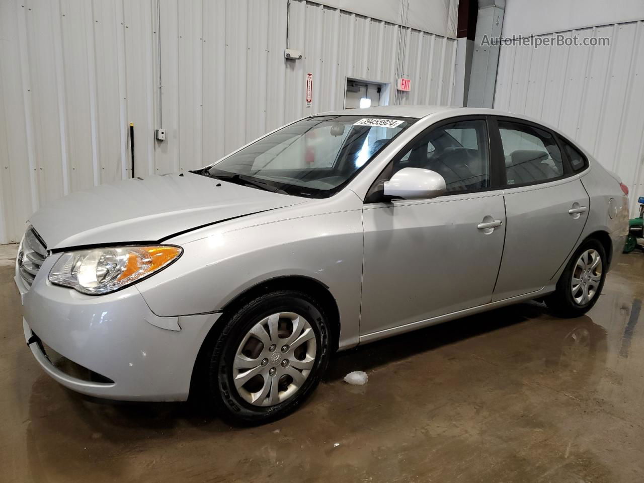 2010 Hyundai Elantra Blue Silver vin: KMHDU4AD4AU858348