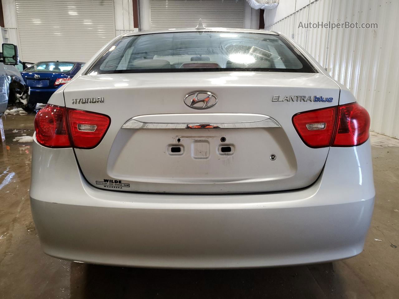 2010 Hyundai Elantra Blue Silver vin: KMHDU4AD4AU858348