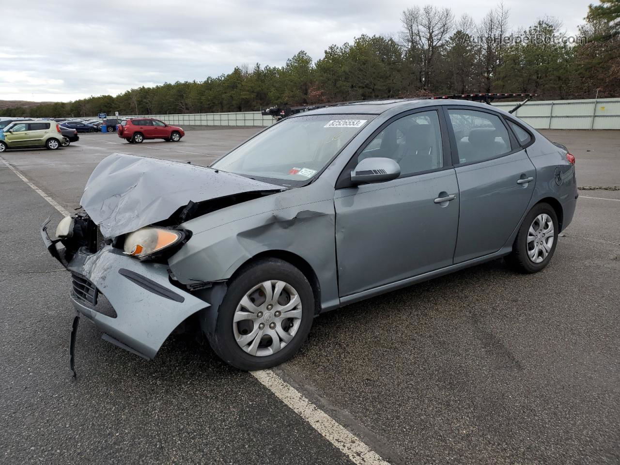 2010 Hyundai Elantra Blue Gray vin: KMHDU4AD4AU908570