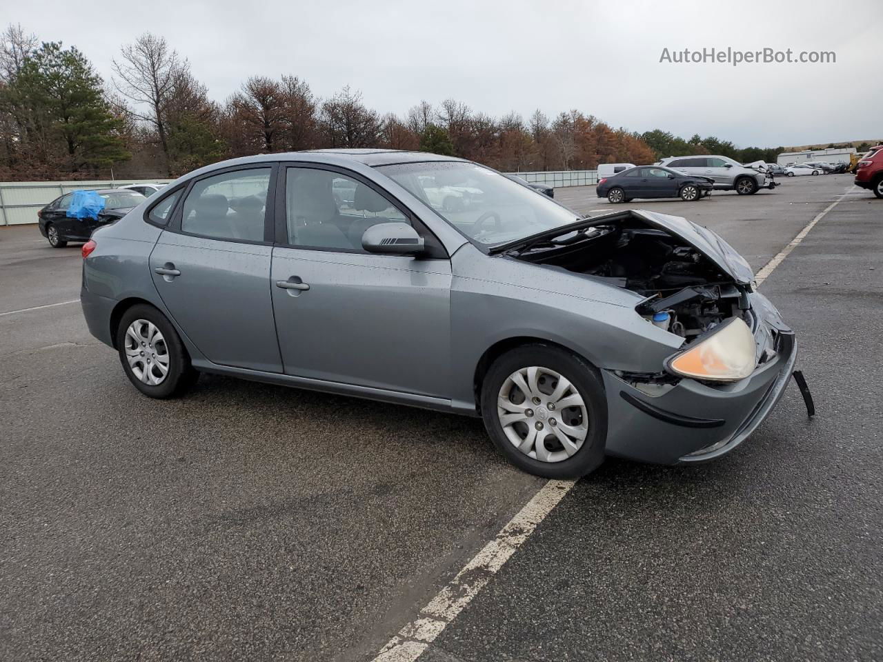 2010 Hyundai Elantra Blue Gray vin: KMHDU4AD4AU908570